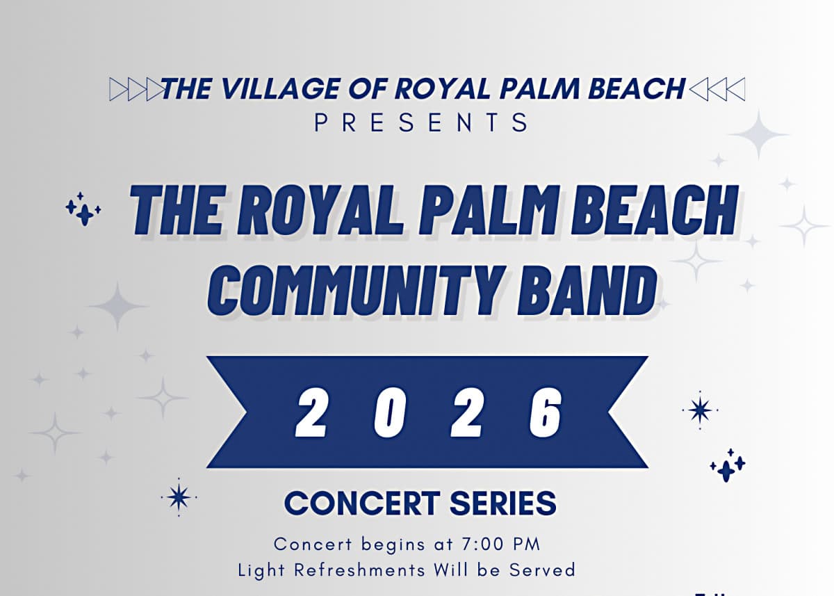 Free Community Band concert, Royal Palm Beach, Dec. 15