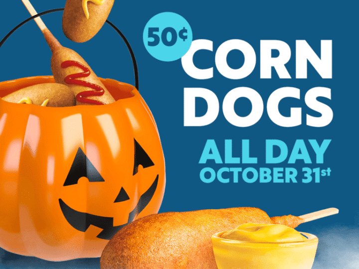 Sonic corn dog halloween deal